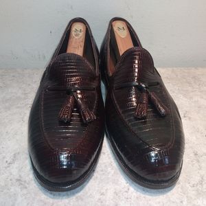 FootJoy Classics Oxblood Genuine Lizard Loafers